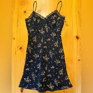 Rampage Y2K Floral & Lace Romantic Mini Dress